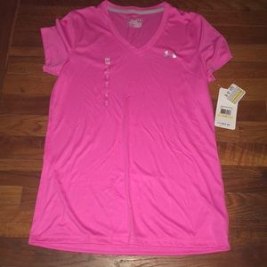 PRICE DROP   Under armor pink short sleeve t-shirt